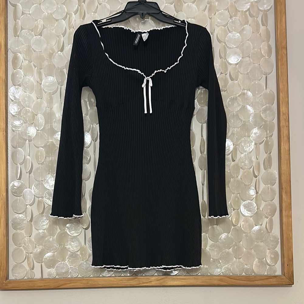 H and M Divided body con dress, size M